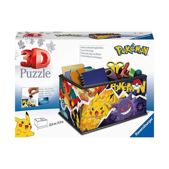 Puzzle 3D Storage Box Pokemon
