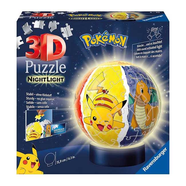 Puzzle 3D Nightlamp Pokemon