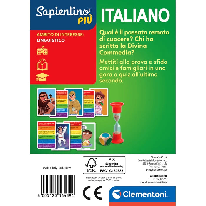 Sapientino Piu - Carte Italiano