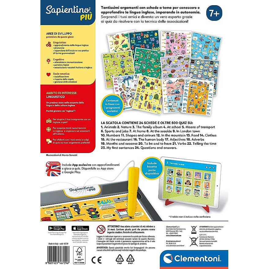 Sapientino Piu - Inglese