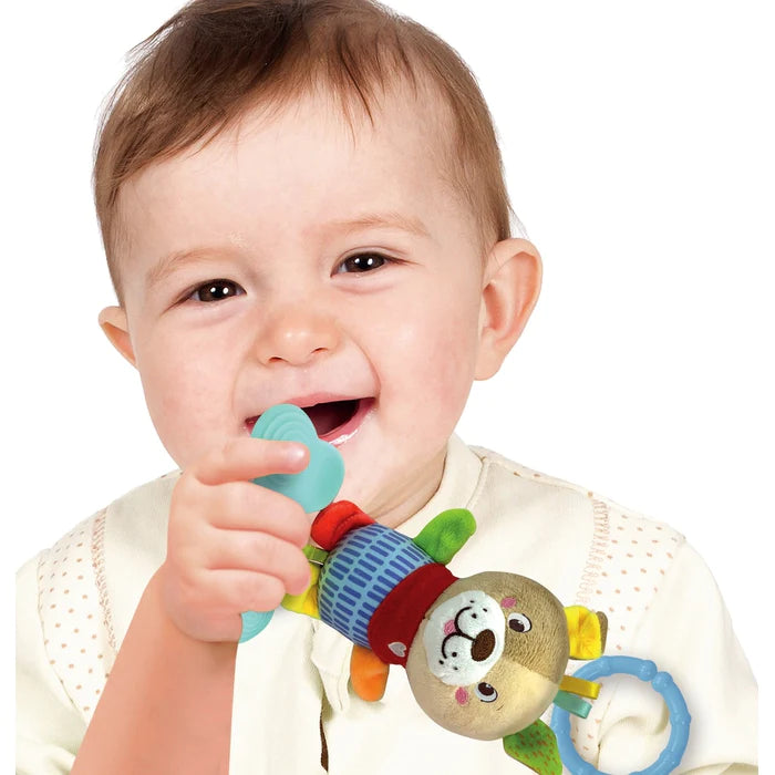 Soft Dog Rattle
