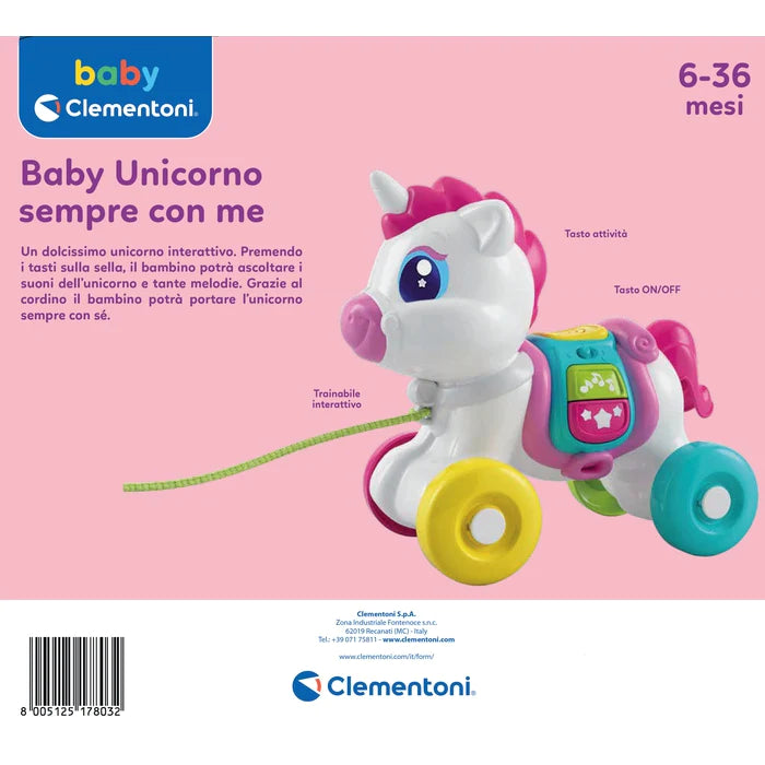Pull Along Baby Unicorn