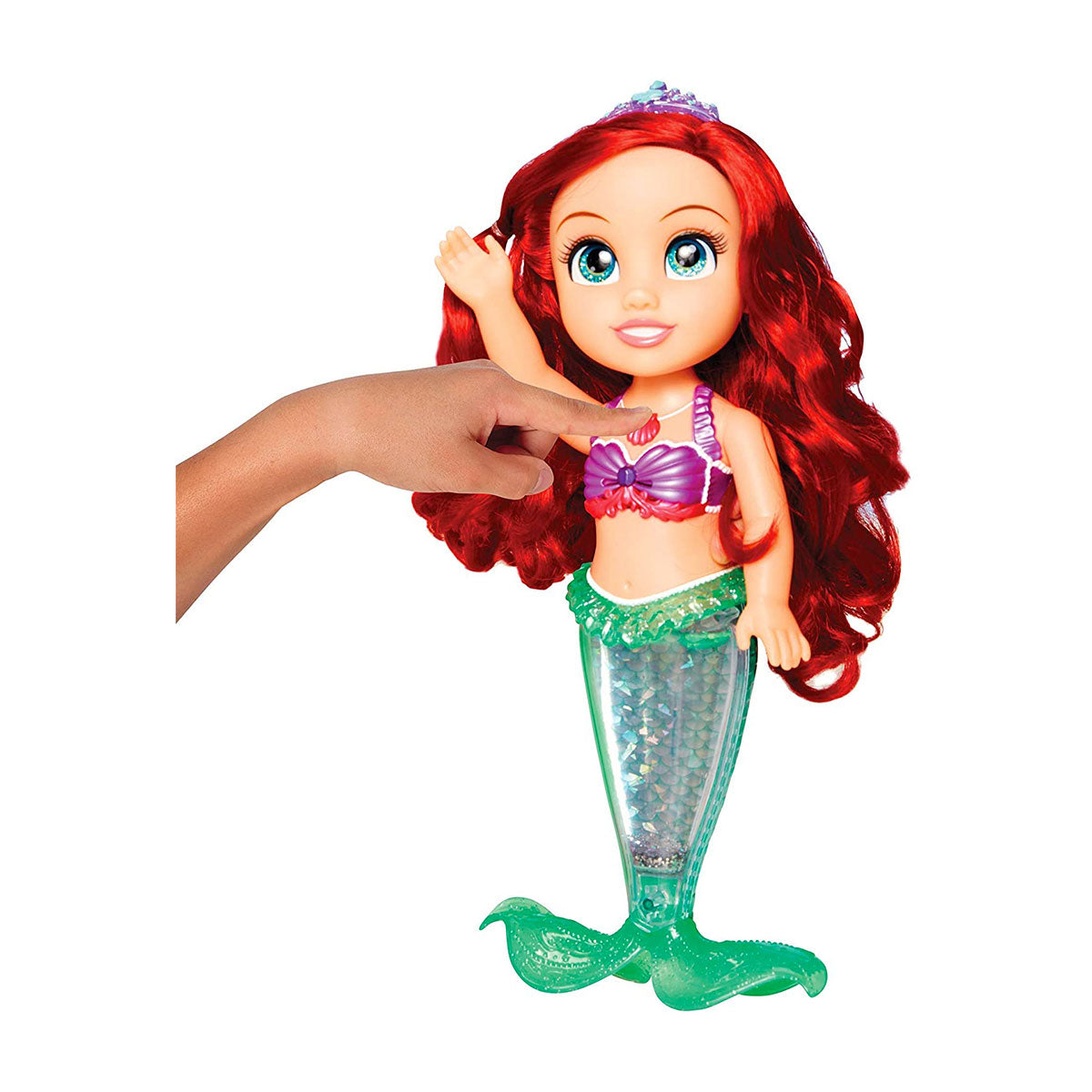 Disney Princess bambola 38 cm Ariel Glitter e Luci