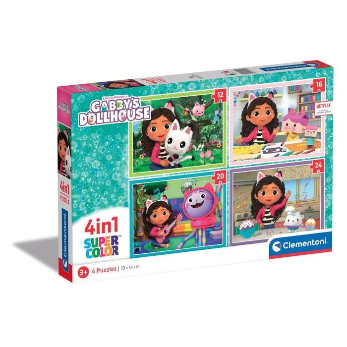 Puzzle Gabby'S Dollhouse 4 In 1
