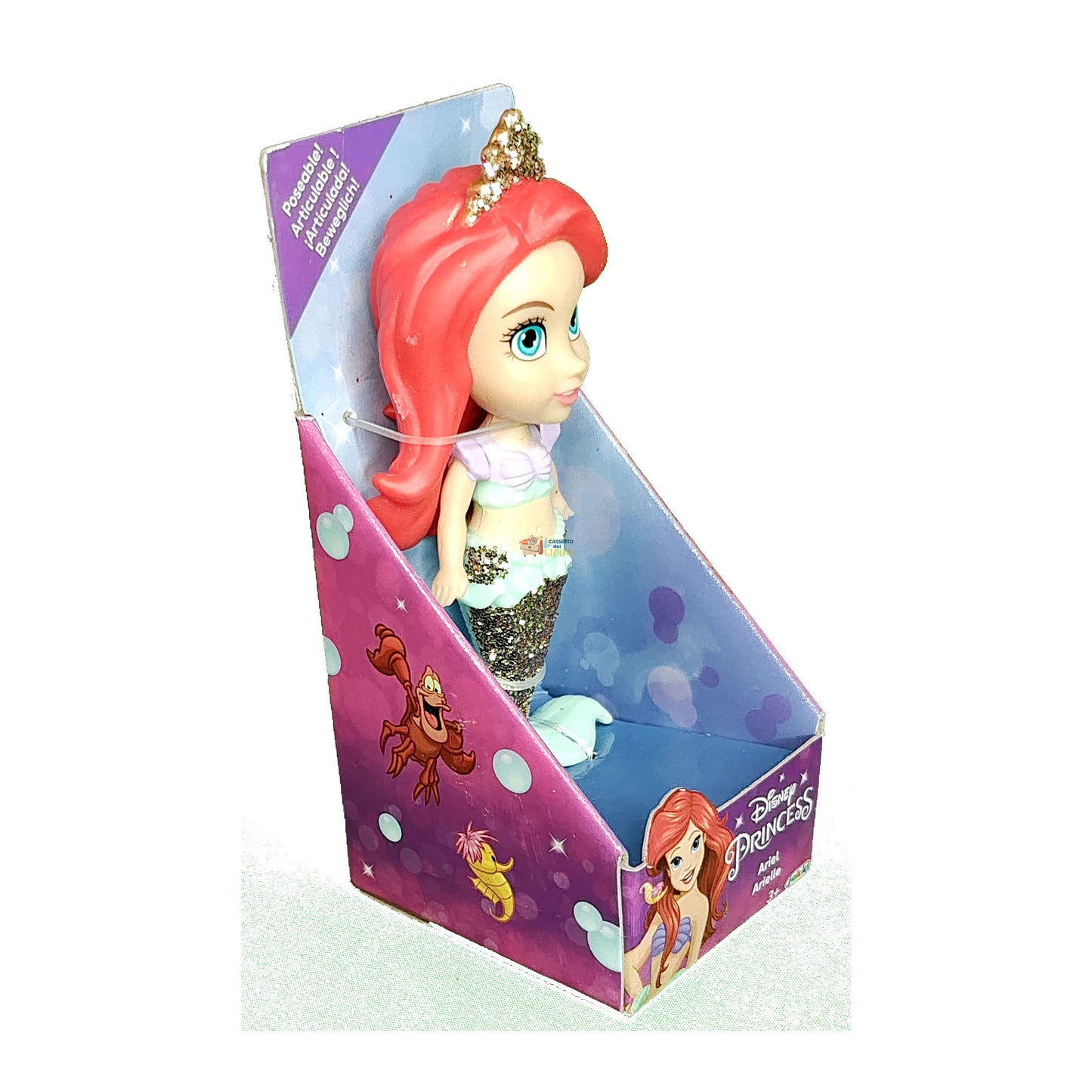 Disney Princess bambole Mini 7 cm - Ariel Sirena
