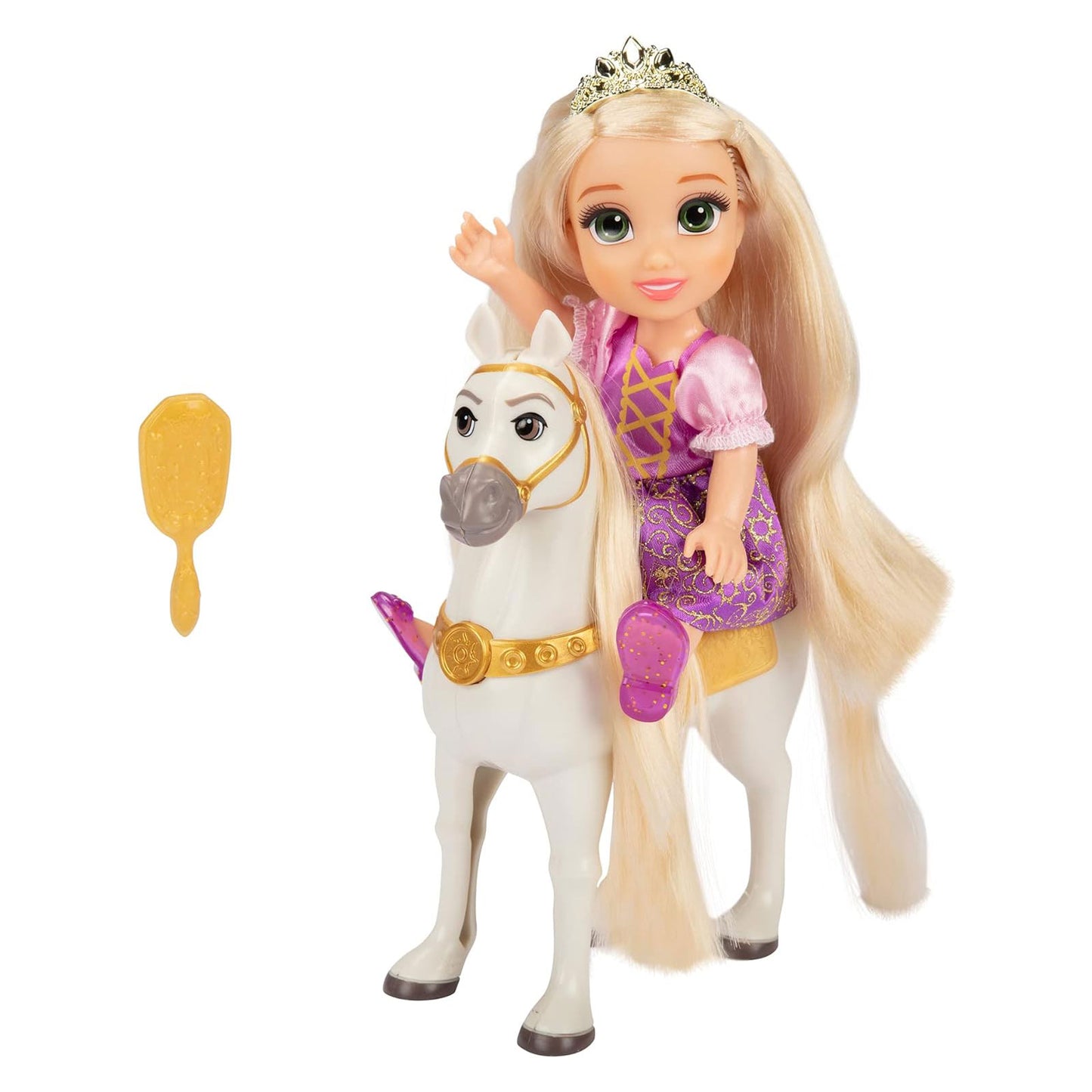 Disney Princess bambola Petite 15 cm Rapunzel e Maximus