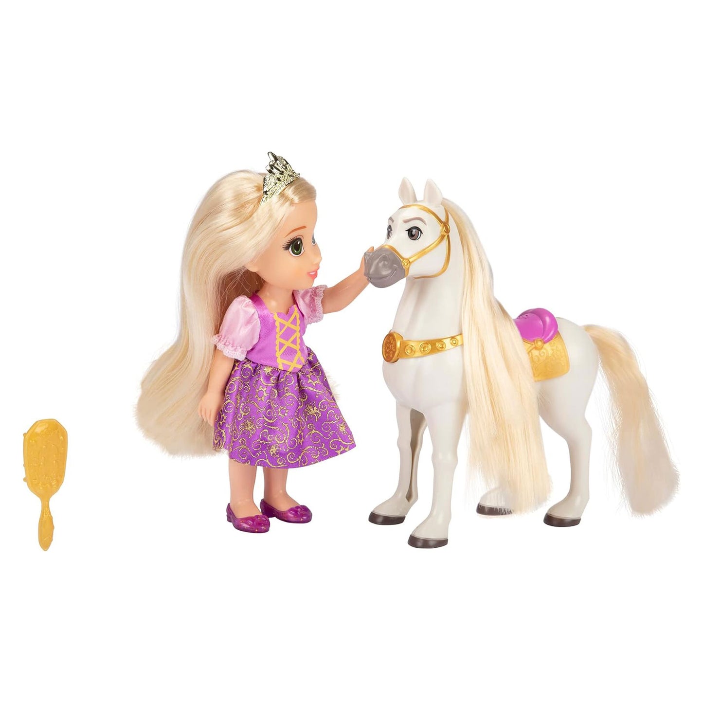 Disney Princess bambola Petite 15 cm Rapunzel e Maximus