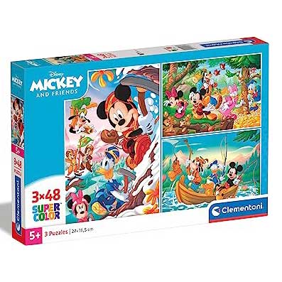 Puzzle Mickey And Friends 3X48 Pz