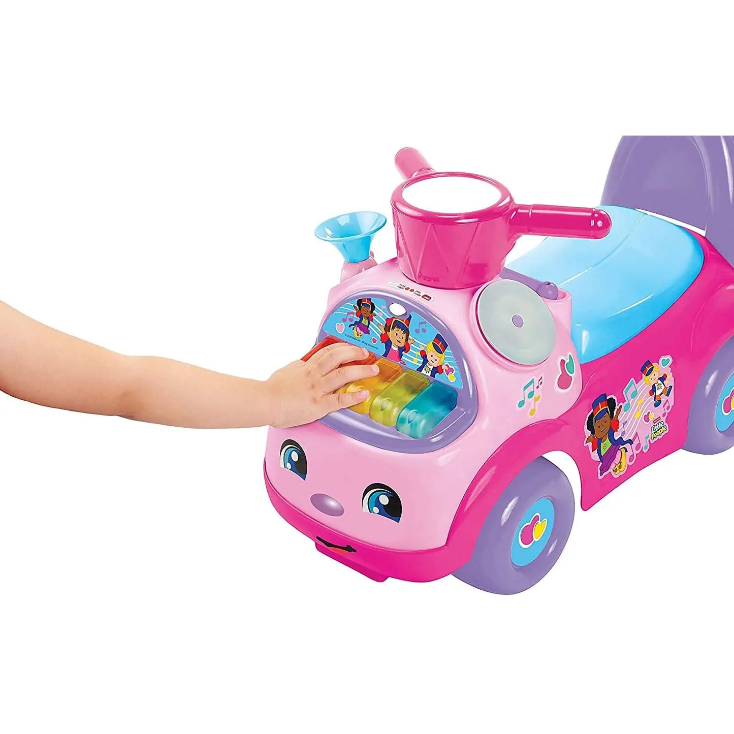 Cavalcabile Fisher Price Music Parade (Rosa)