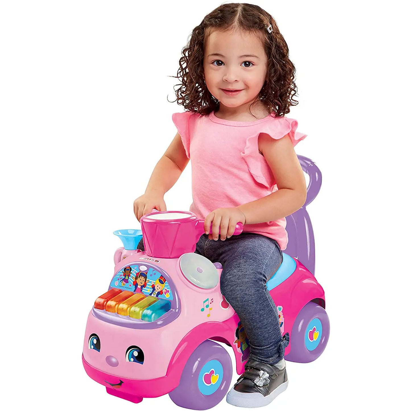 Cavalcabile Fisher Price Music Parade (Rosa)
