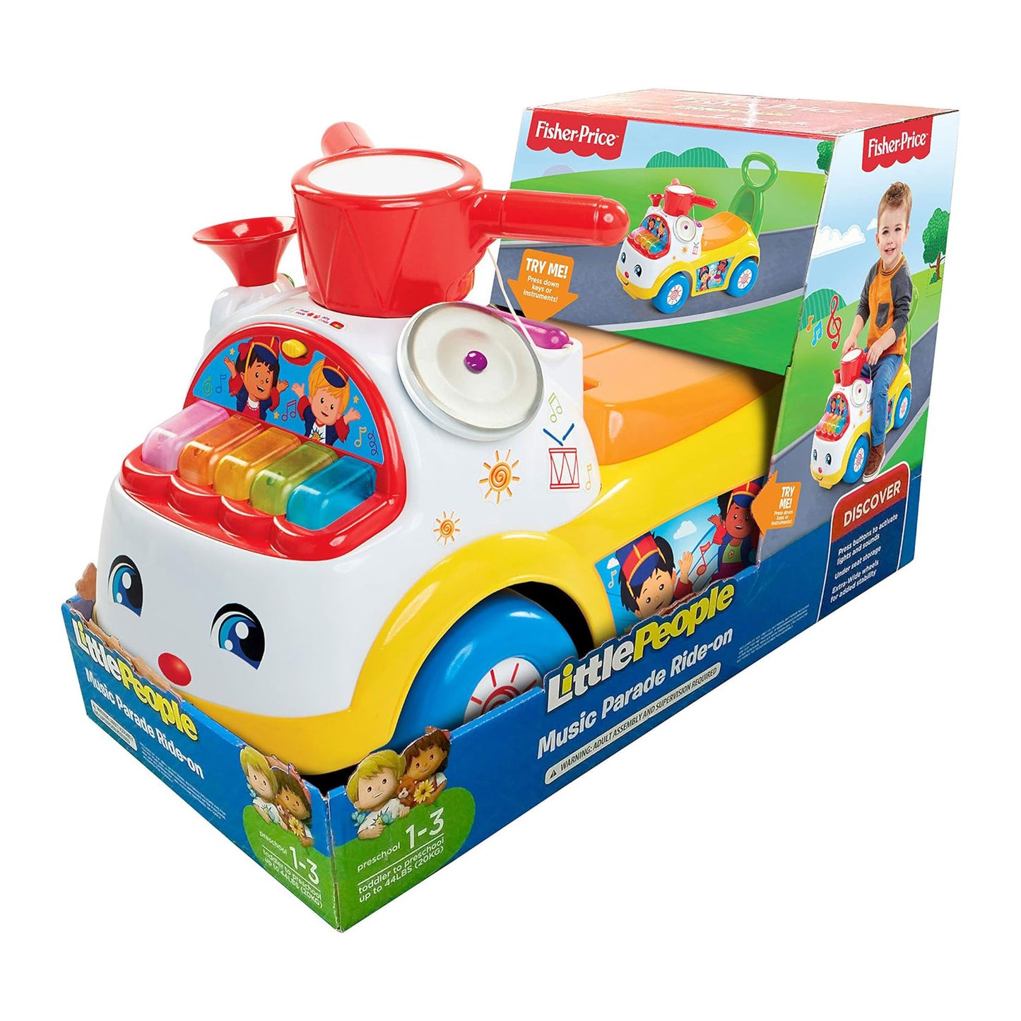 Cavalcabile Fisher Price Music Parade