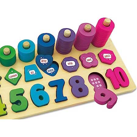Fatto Di Legno Gioco Numerico Montessori