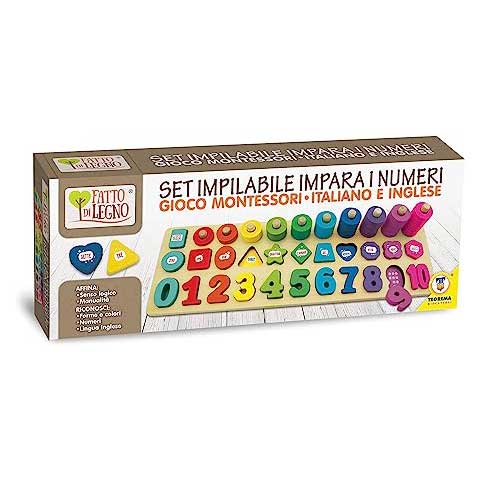 Fatto Di Legno Gioco Numerico Montessori
