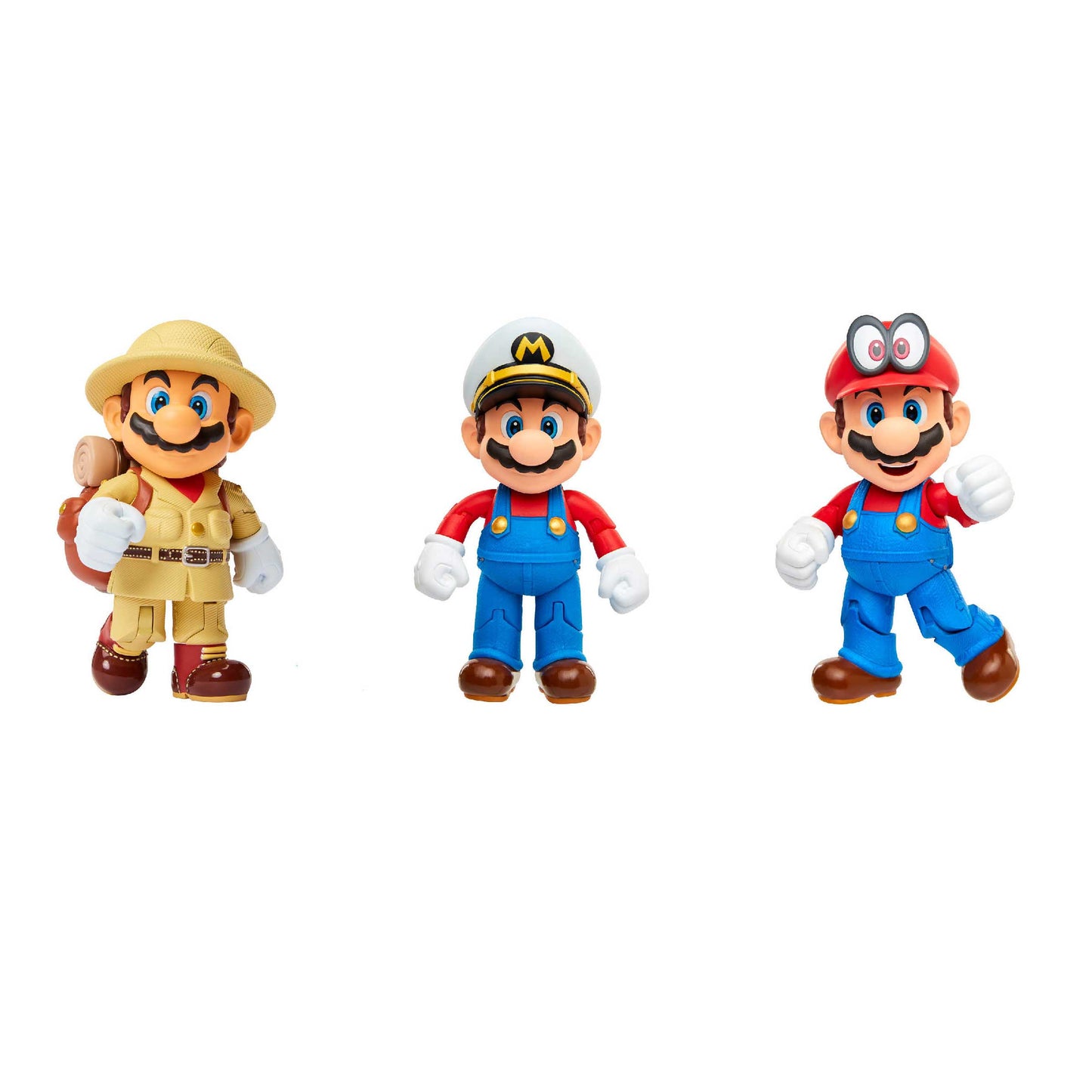 Nintendo Super Mario Odyssey 10 cm pack da 3 personaggi articolati
