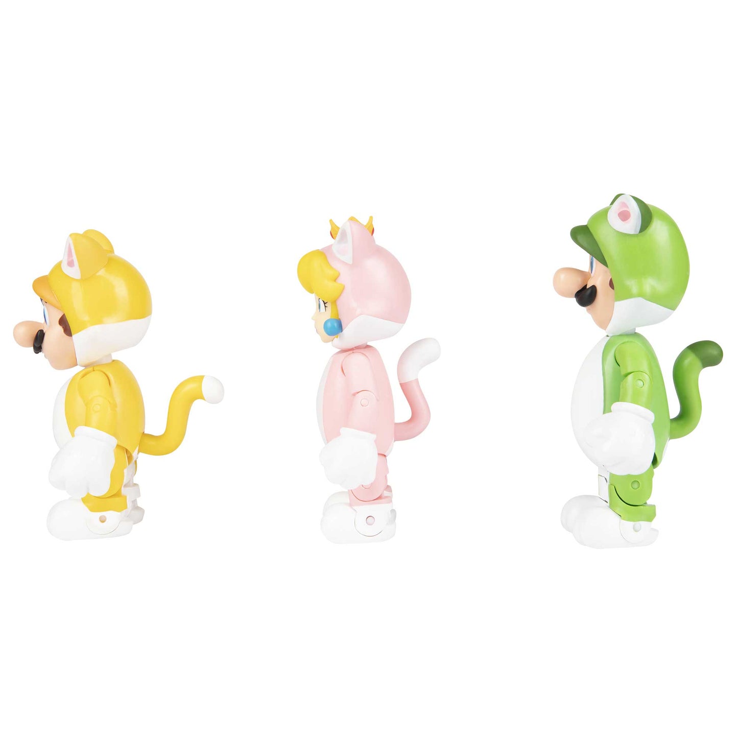 Nintendo Super Mario 3D World 10 cm pack da 3 personaggi articolati