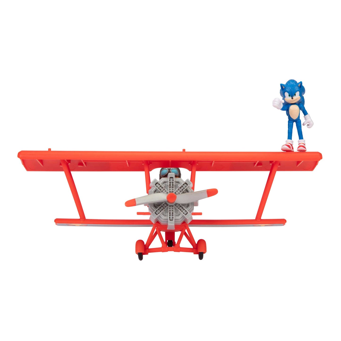Sonic 2 playset Aereo Tornado con personaggio articolato 6 cm