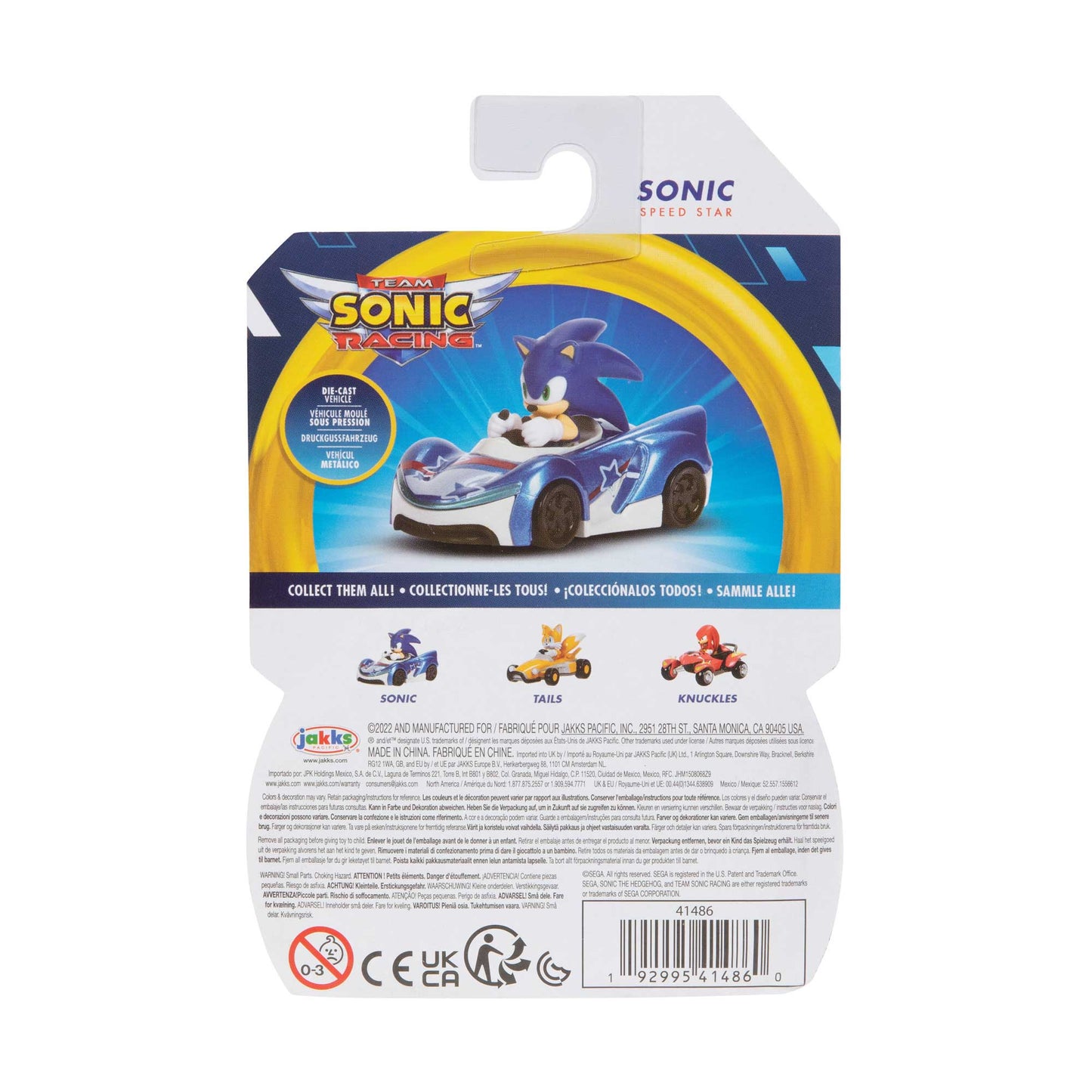 Sonic veicoli die-cast 1:64 - Sonic