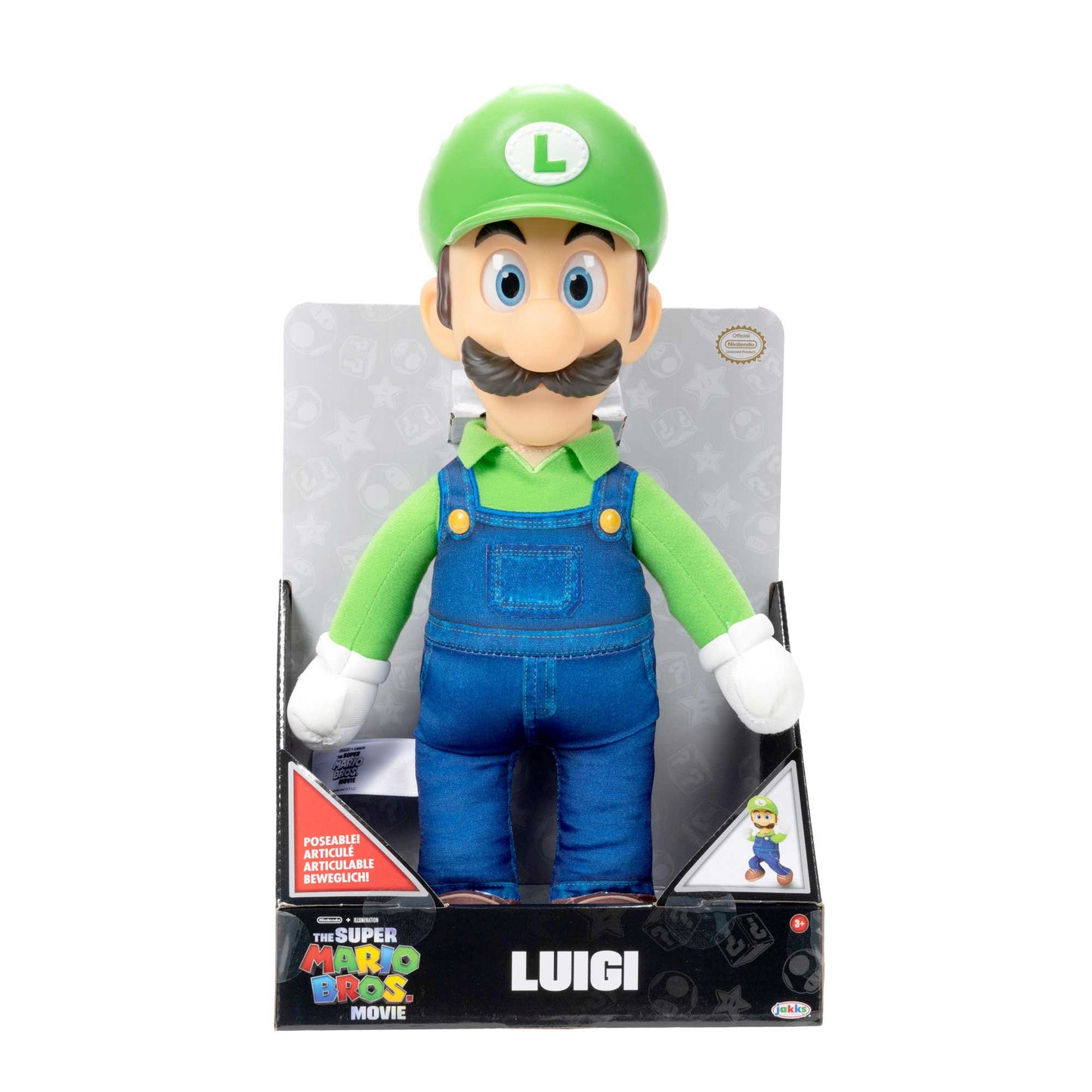 Super Mario Movie plush Luigi