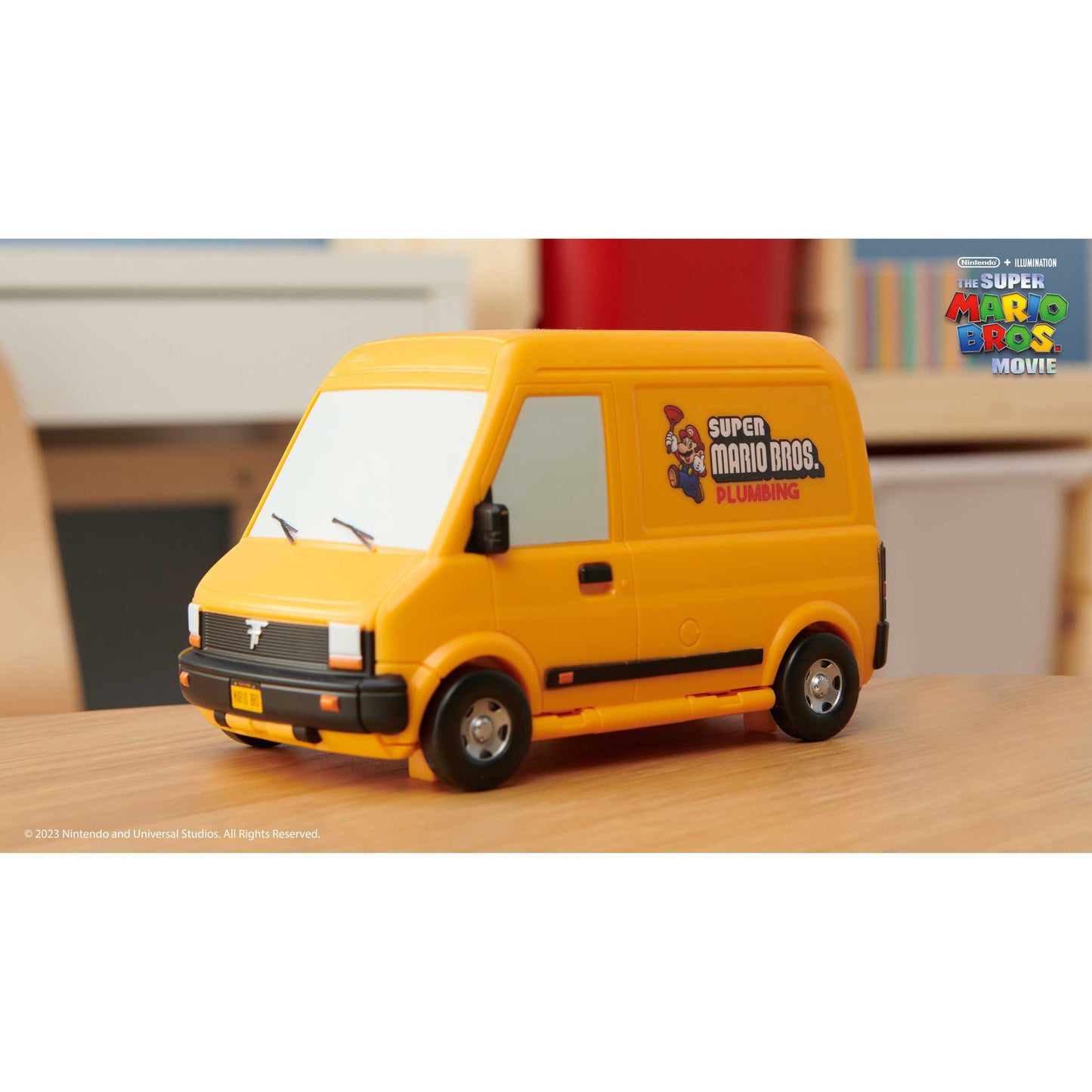Super Mario Movie playset Mini Van con personaggi 4 cm