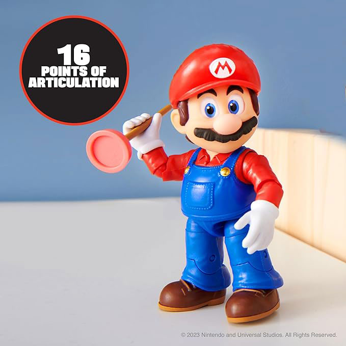 Super Mario Movie action figures 13 cm con accessorio - Mario