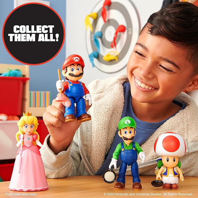 Super Mario Movie action figures 13 cm con accessorio - Mario