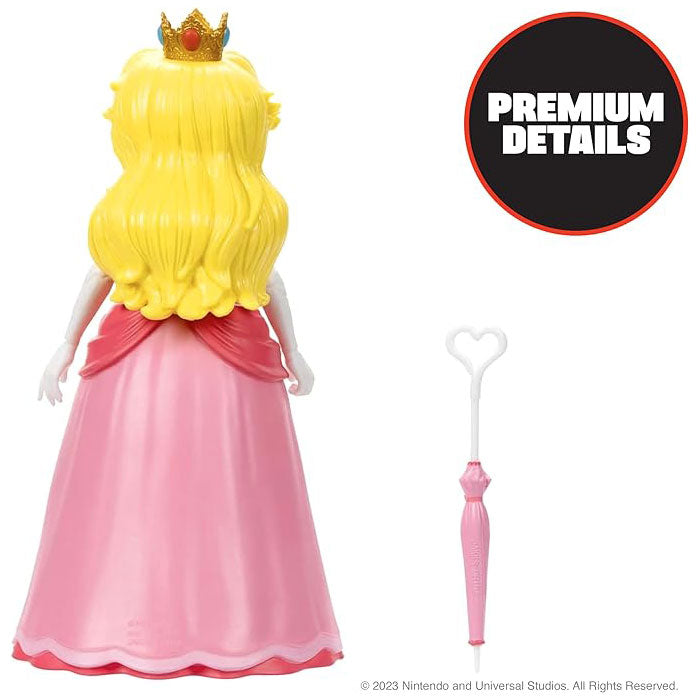 Super Mario Movie action figures 13 cm con accessorio - Peach