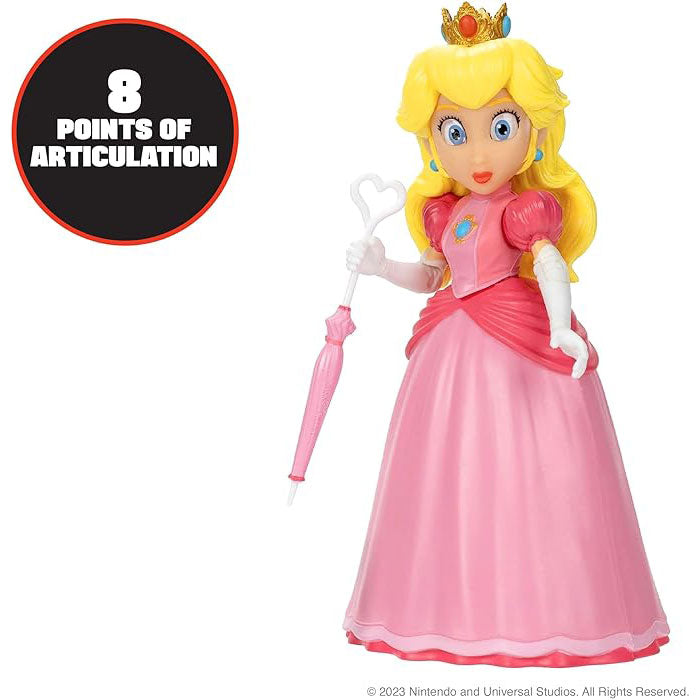 Super Mario Movie action figures 13 cm con accessorio - Peach