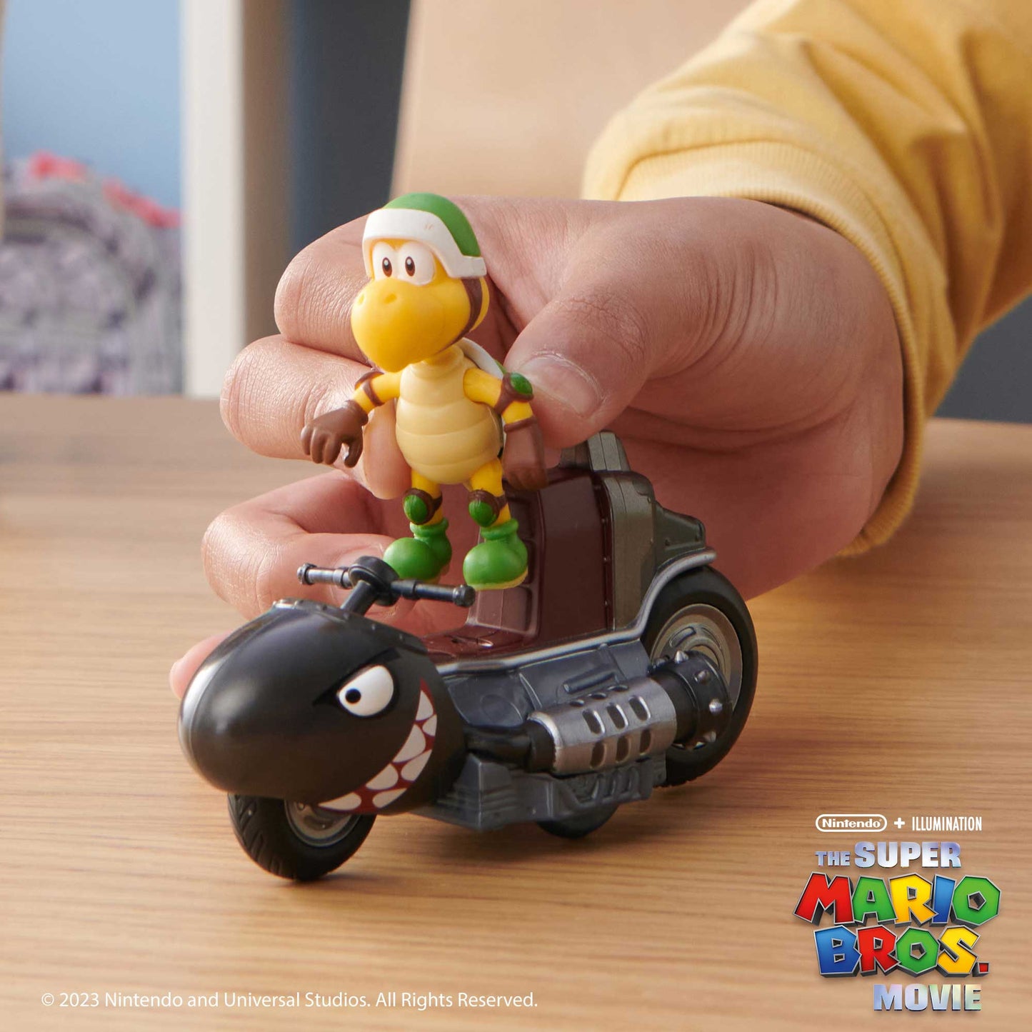 Super Mario Movie personaggi 6 cm con Kart - Koopa ParaTroopa