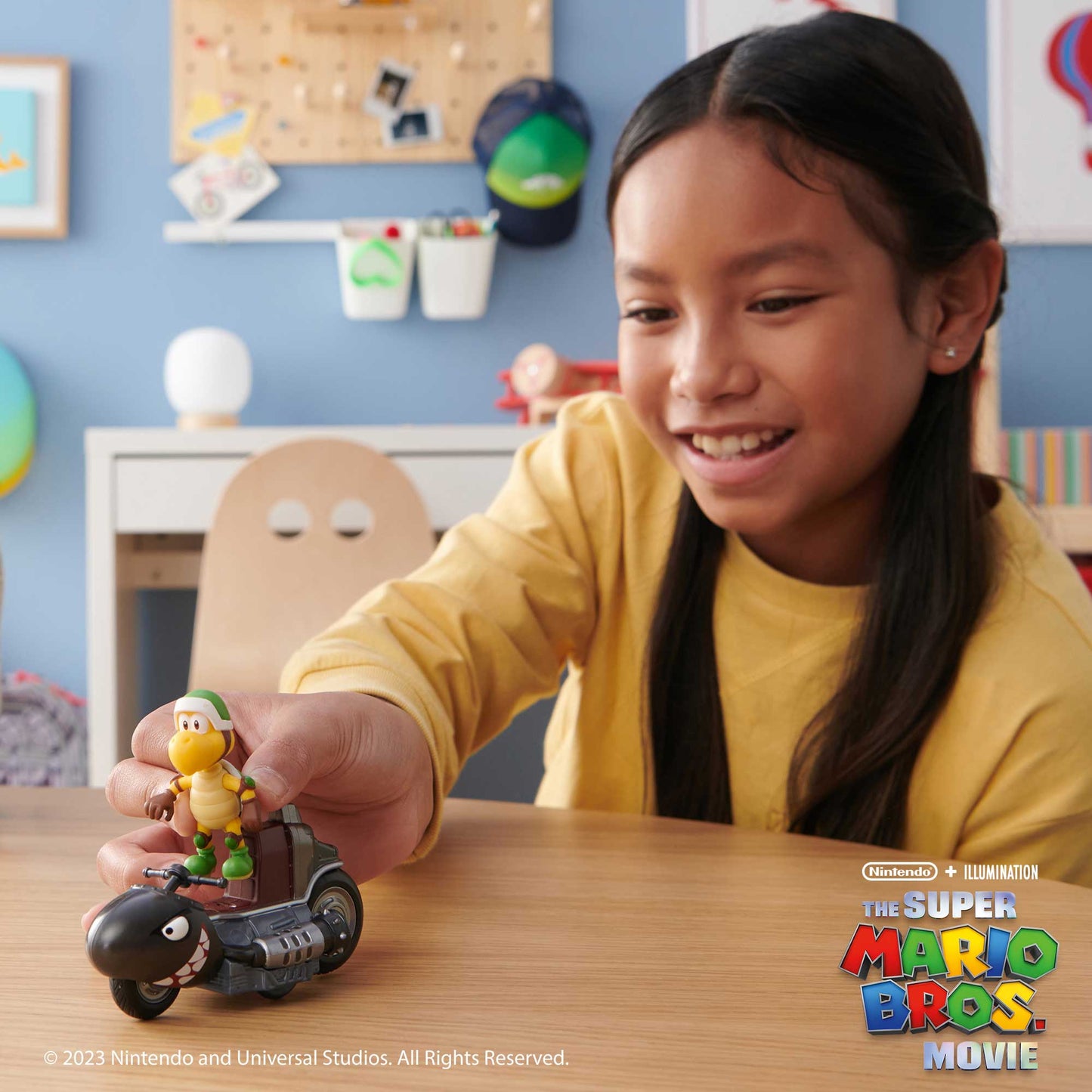 Super Mario Movie personaggi 6 cm con Kart - Koopa ParaTroopa