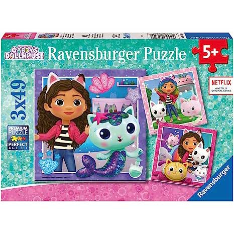 Puzzle Gabby'S Dollhouse 3X49 Pz
