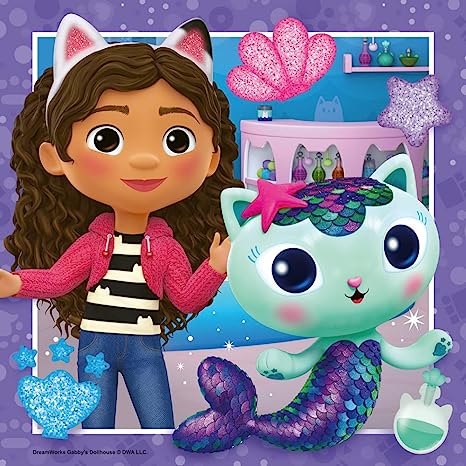 Puzzle Gabby'S Dollhouse 3X49 Pz