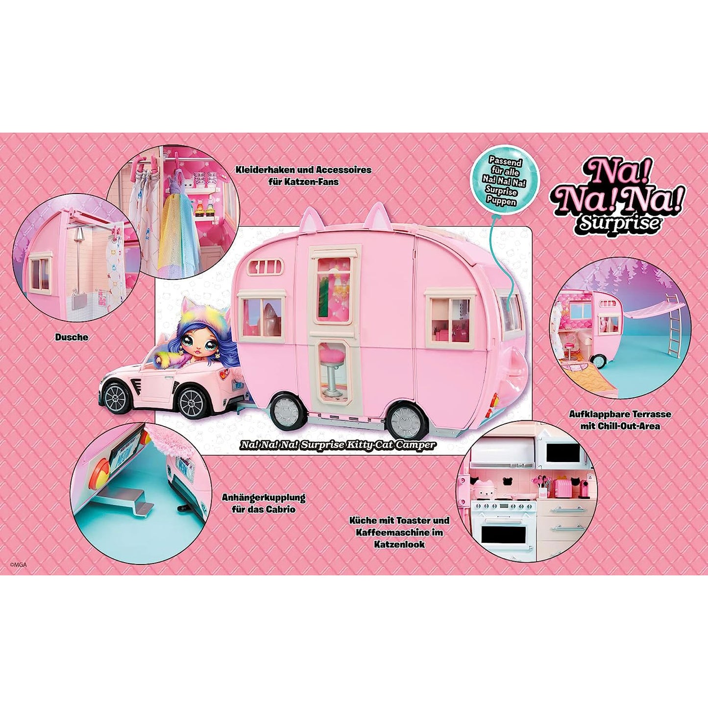 NANANA Surprise Kitty Cat Camper