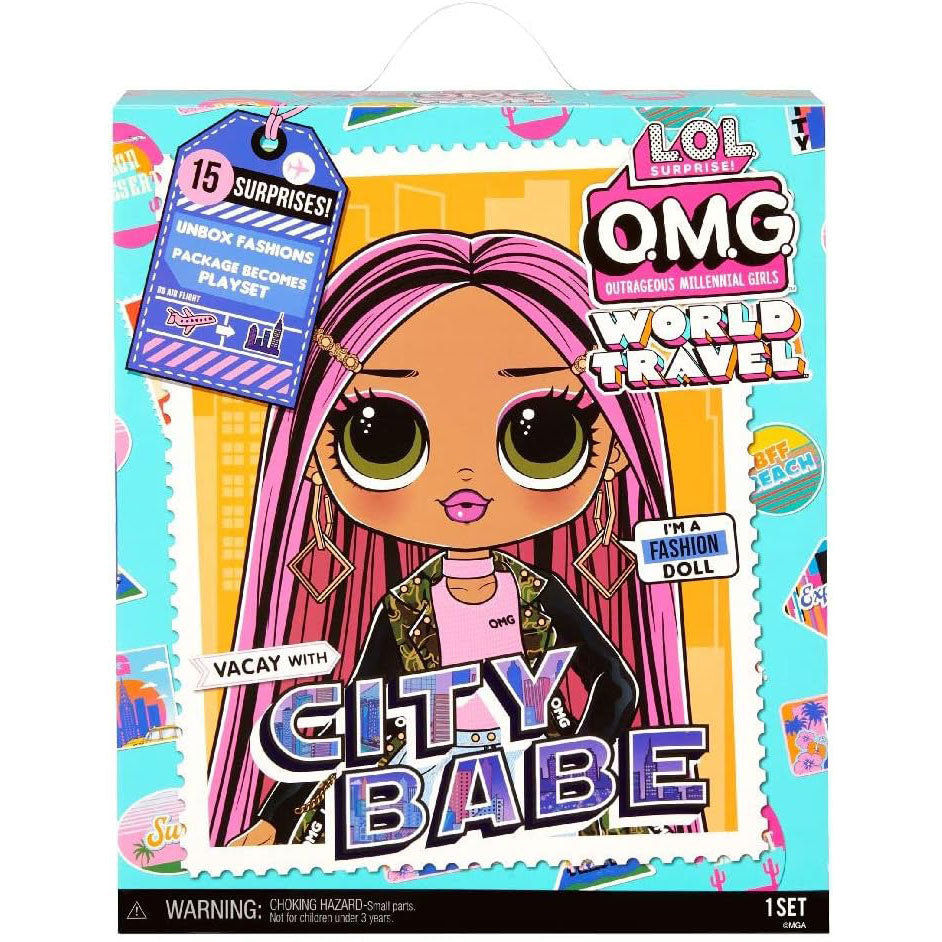 LOL Surprise OMG Travel Doll City Babe