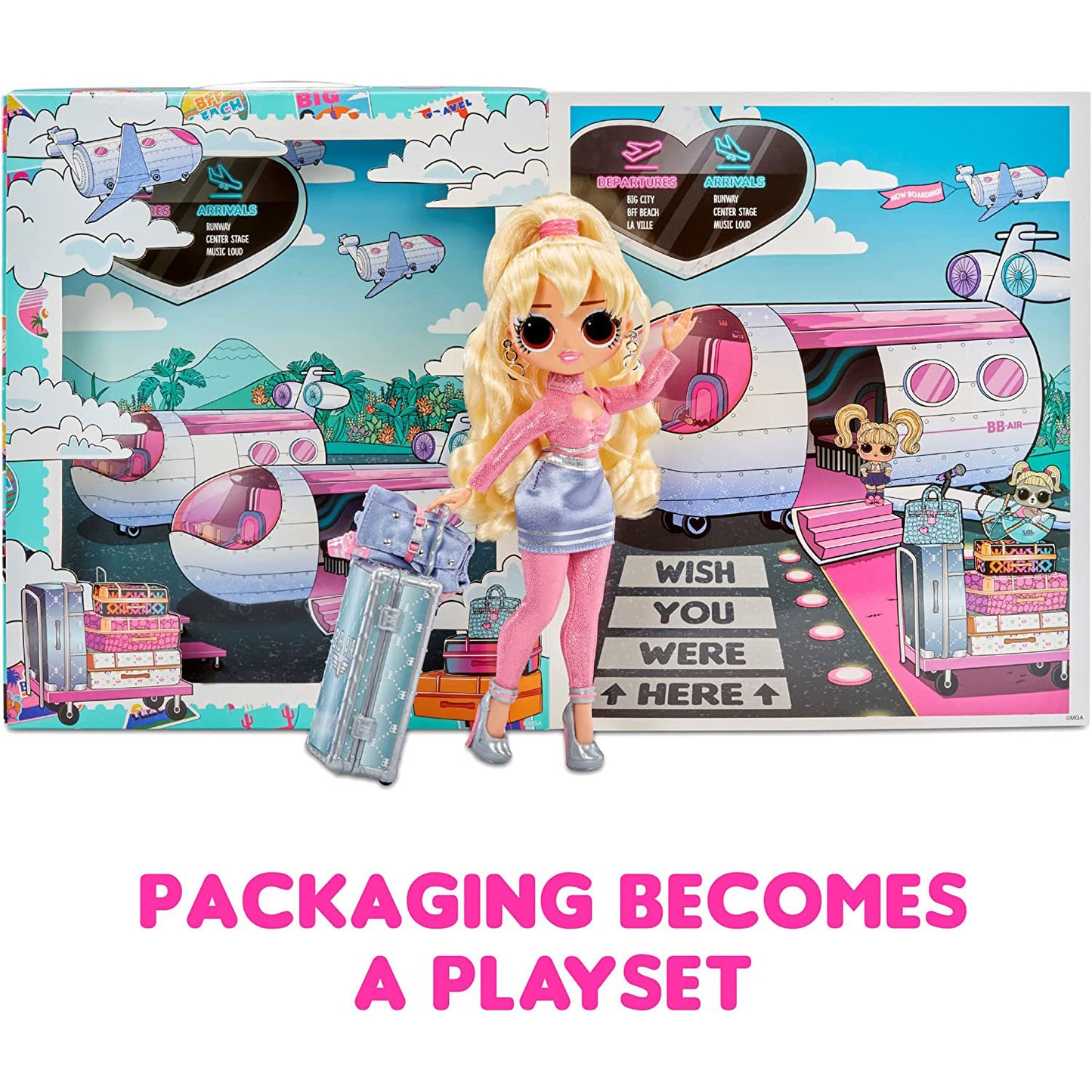 LOL Surprise OMG Travel Doll Fly Gurl