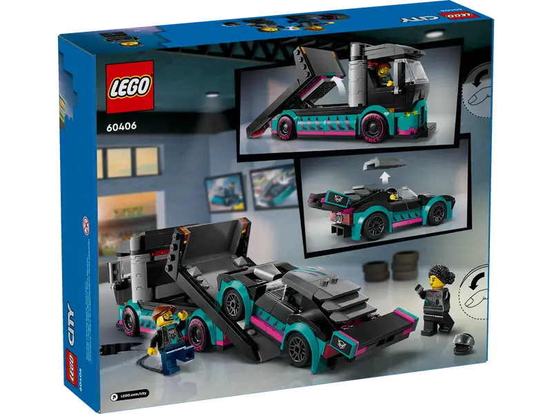 Lego City Auto Da Corsa E Trasp.