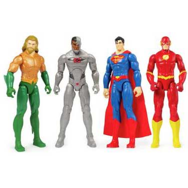 DC Comics - 4 personaggi articolati 30 cm
