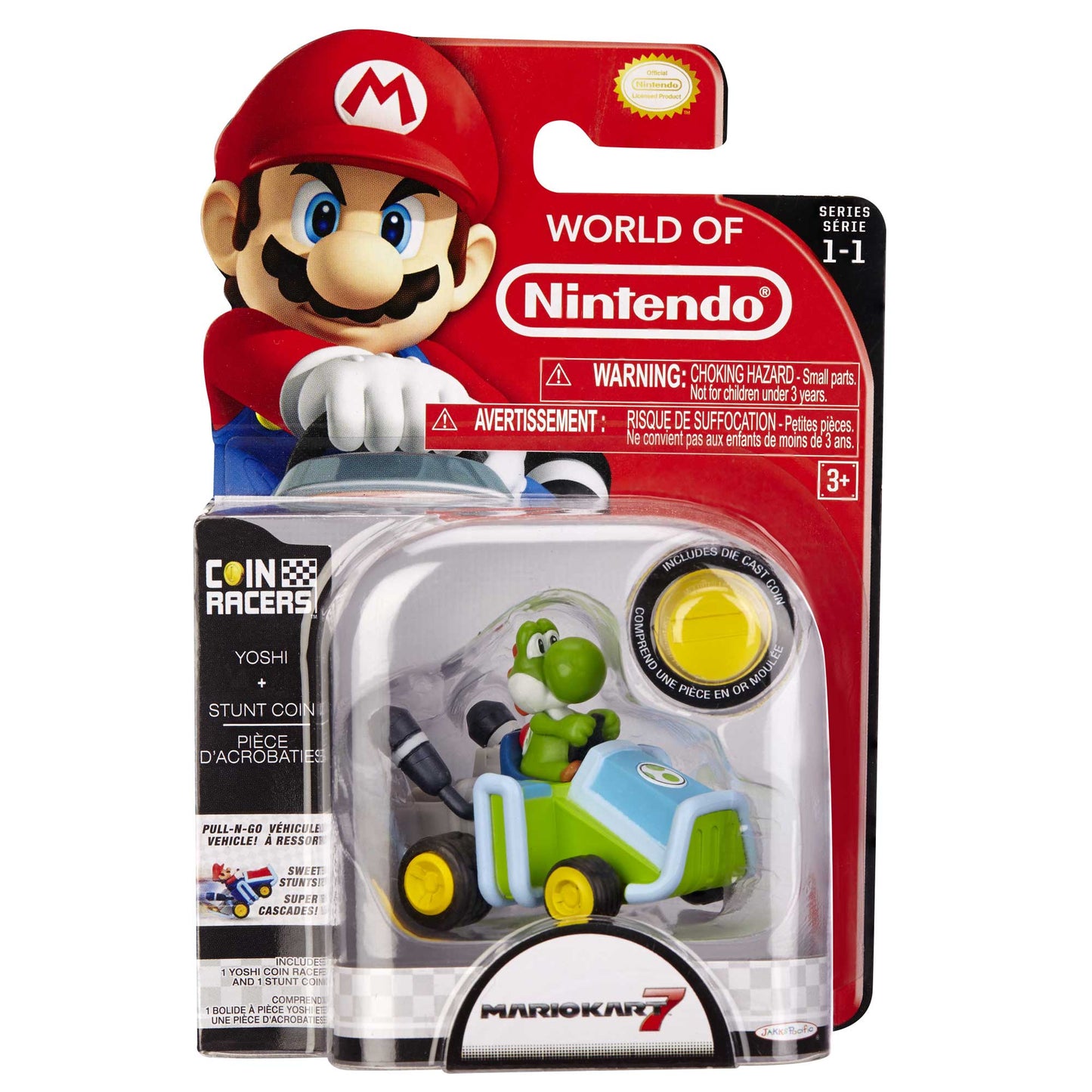 Nintendo Super Mario Macchinine Coin Racers - Yoshi