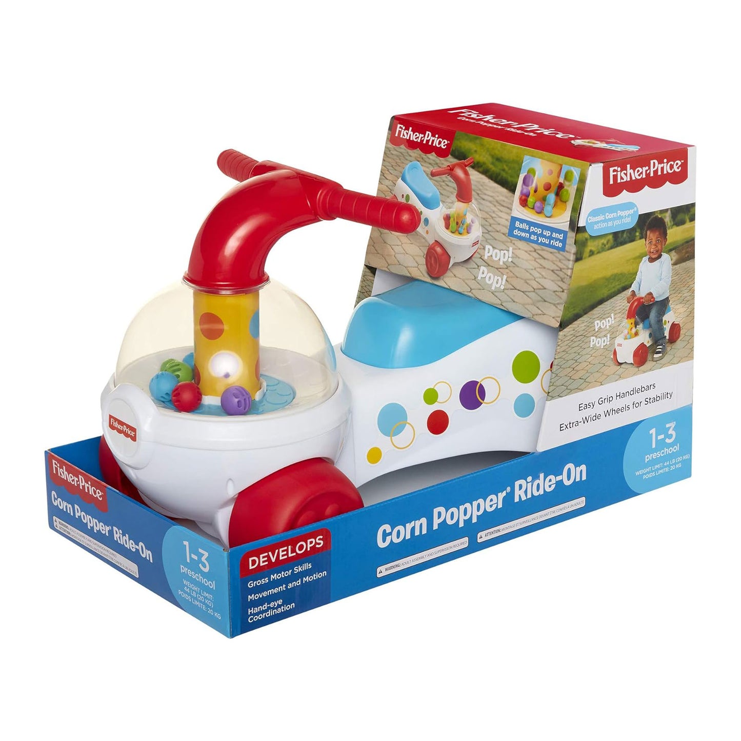 Cavalcabile Fisher Price Popcorn
