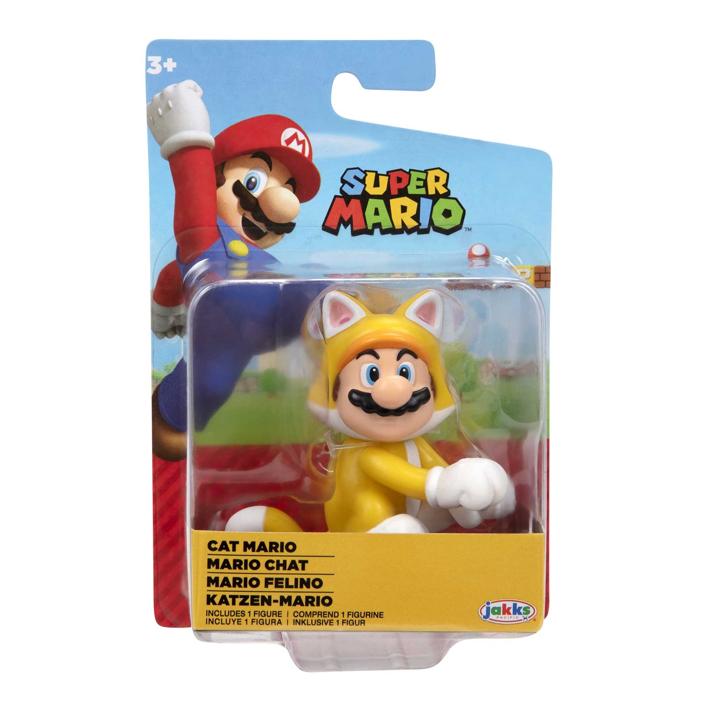 Nintendo Super Mario personaggi articolati 6 cm - Cat Mario