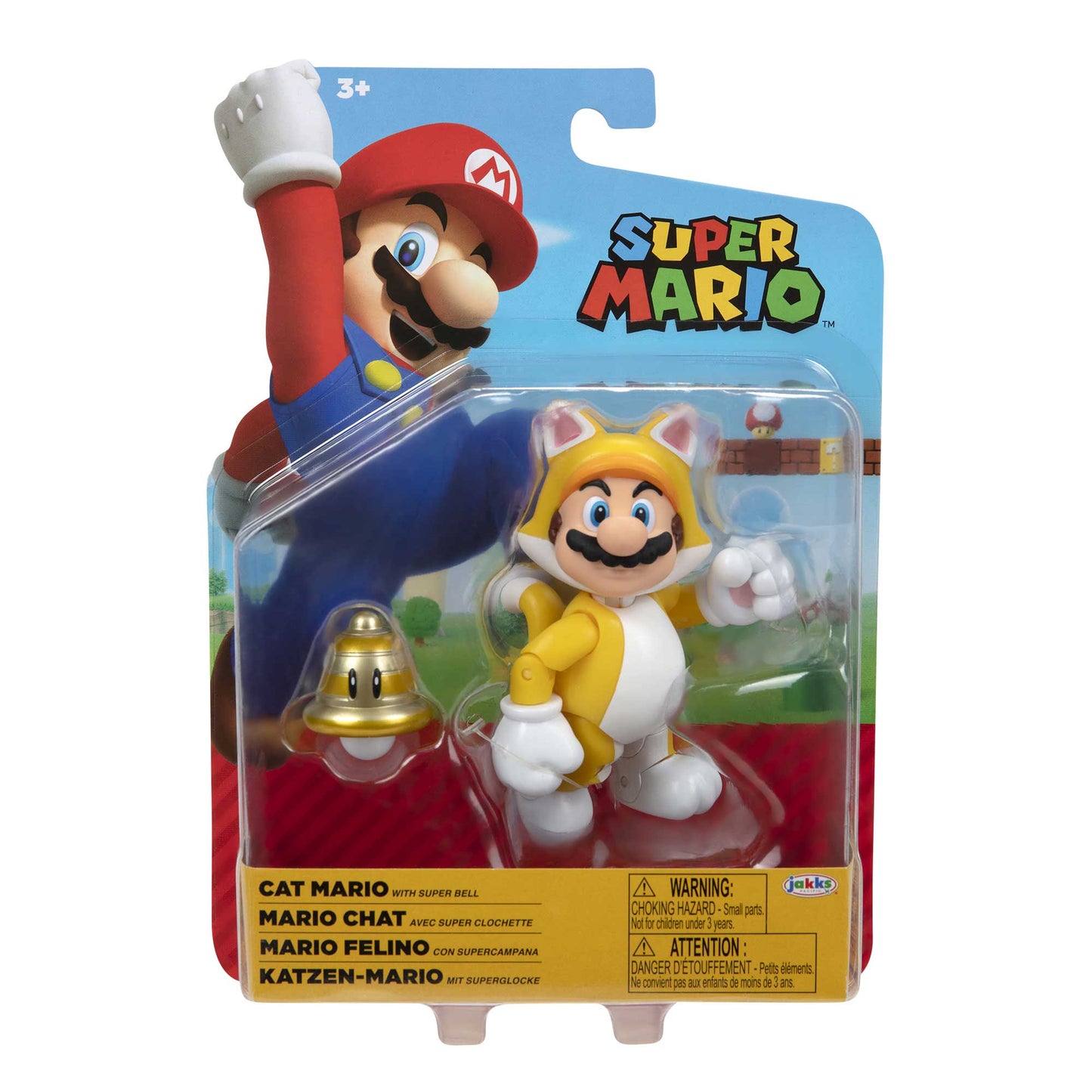 Nintendo Super Mario personaggi articolati 10 cm - Cat Mario