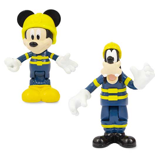 Mickey - Coppia Personaggi Pompieri