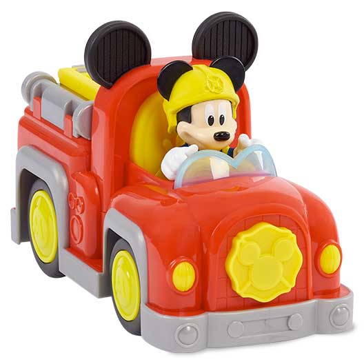 Mickey - Veicoli C/Personaggio Pompiere