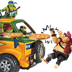 Turtles Veicolo Lancia Pizze