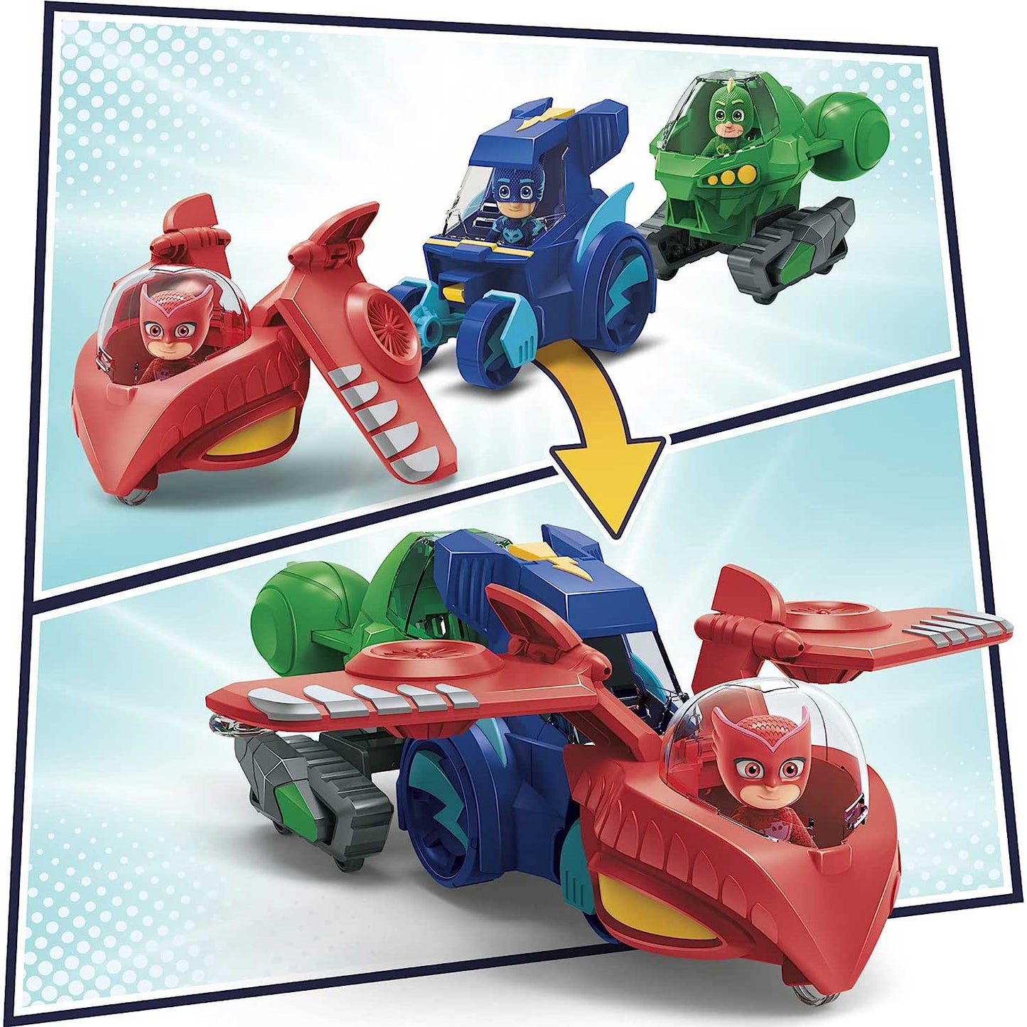 PJ Masks 3 in 1 Combiner Jet