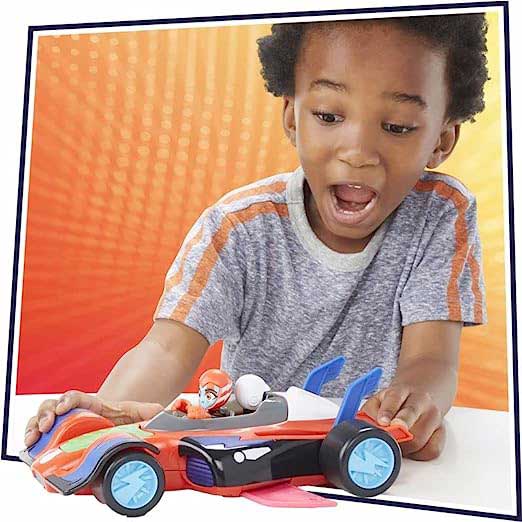 PJ Masks Animal Power Flash Cruiser Luci e Suoni con personaggio