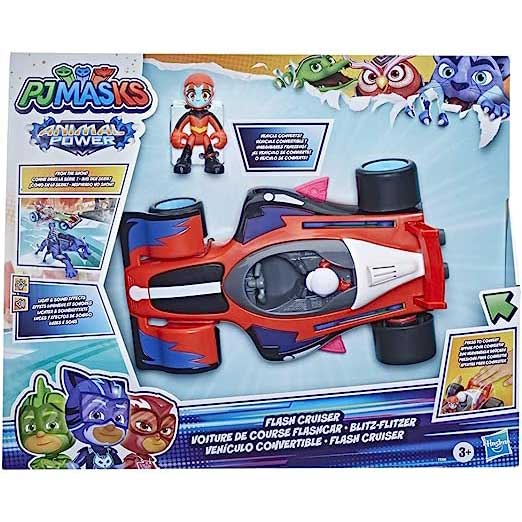 PJ Masks Animal Power Flash Cruiser Luci e Suoni con personaggio