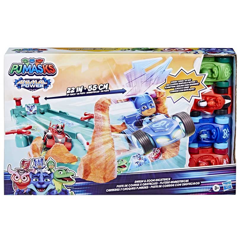 PJ Masks Pista Lancia Auto 4 Veicoli