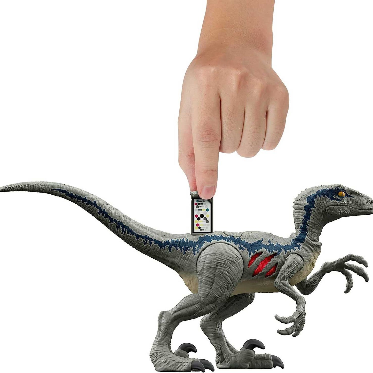 Jurassic World Dominion Extreme Damage - Pack Owen e Velociraptor Blu