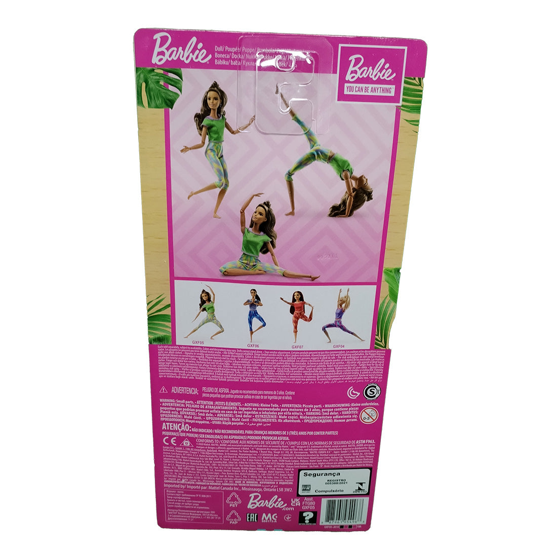 Barbie Bambola Snodata Con 22 Articolazioni – Tuta Verde