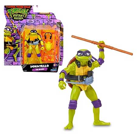 Turtles Sidecar con Raffaello + 1 Personaggio (2 pezzi)